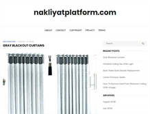 Tablet Screenshot of nakliyatplatform.com